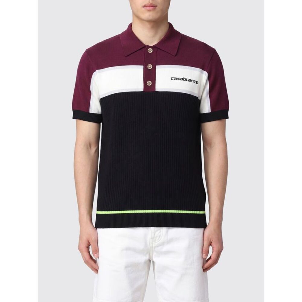 Casablanca Polo Shirt Men Black